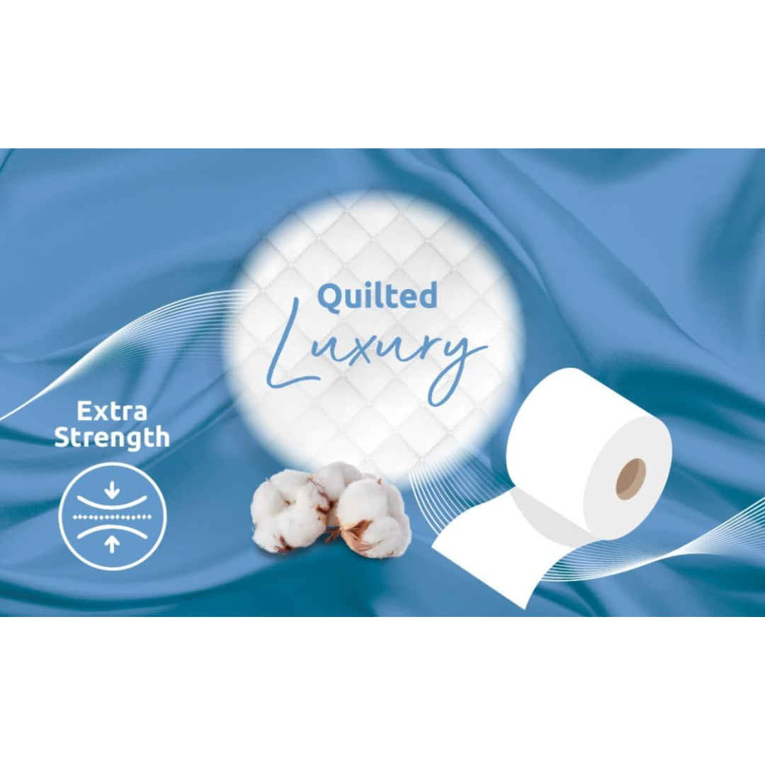 120 Rolls Soft Supreme Luxury Quilted 3 Ply Non-Fragranced Toilet Rolls