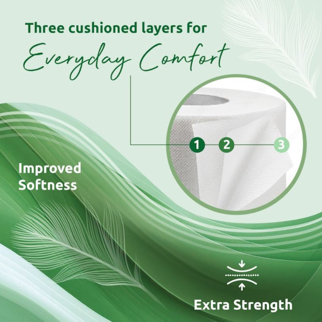 Pallet – Phoenix 3-Ply Aloe Vera Toilet Rolls | 2,160 Rolls (45 Rolls x 48 Cases)