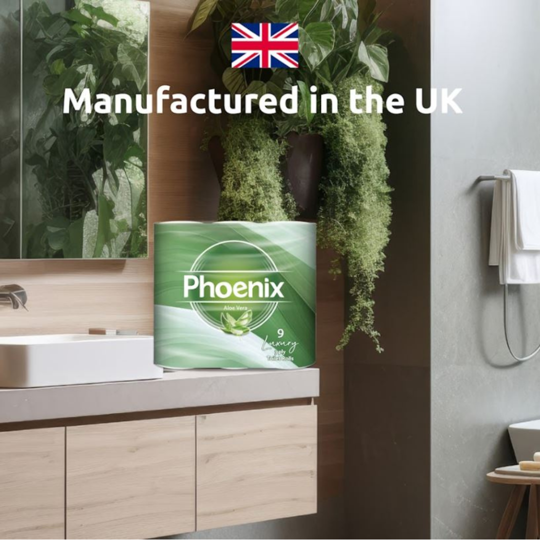 Pallet – Phoenix 3-Ply Aloe Vera Toilet Rolls | 2,160 Rolls (45 Rolls x 48 Cases)