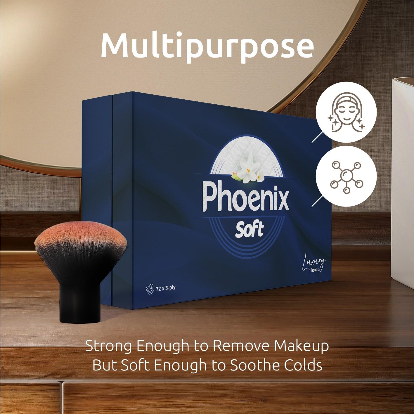 Soft Supreme Luxury 3-Ply Facial Tissues 10 Boxes
