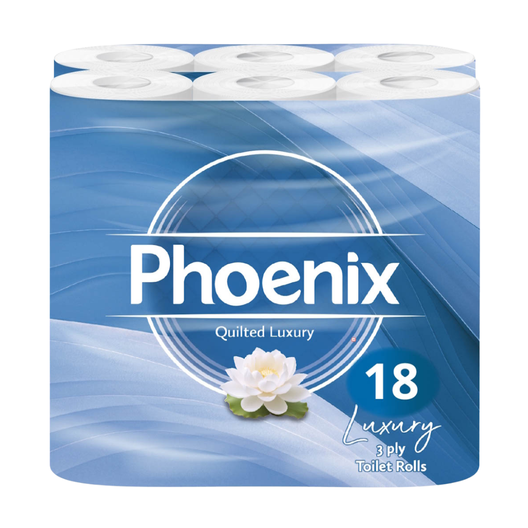 18 Rolls Soft Supreme Luxury Quilted 3 Ply Non-Fragranced Toilet Rolls