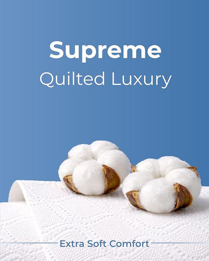 60 Rolls Soft Supreme Luxury Quilted 3 Ply Non-Fragranced Toilet Rolls