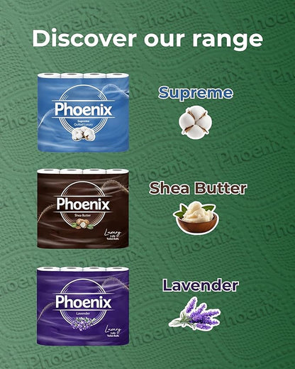 60 Rolls Soft Supreme Luxury Quilted 3 Ply Aloe Vera-Fragranced Toilet Rolls