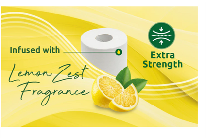 Phoenix 90 Rolls Quilted 3-Ply Toilet Tissue – Lemon & Unscented Variety Pack