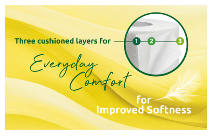 Phoenix 90 Rolls Quilted 3-Ply Toilet Tissue – Lemon & Unscented Variety Pack