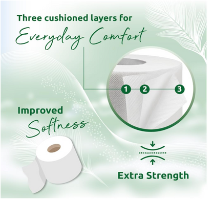 Phoenix 90 Rolls Quilted 3-Ply Toilet Tissue – Aloe Vera & Unscented Variety Pack