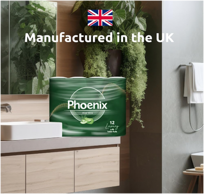 Phoenix 90 Rolls Quilted 3-Ply Toilet Tissue – Aloe Vera & Unscented Variety Pack