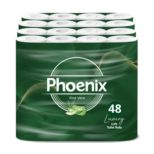48 Rolls Soft Supreme Luxury Quilted 3 Ply Aloe Vera-Fragranced Toilet Rolls