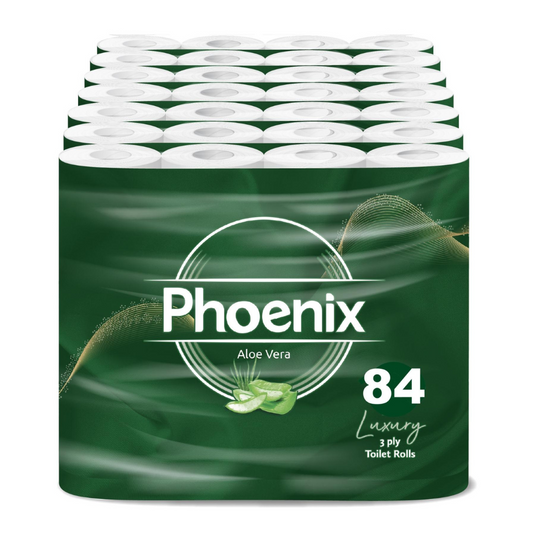 84 Rolls Soft Supreme Luxury Quilted 3 Ply Aloe Vera-Fragranced Toilet Rolls