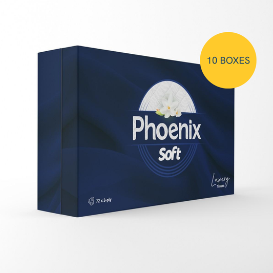 Soft Supreme Luxury 3-Ply Facial Tissues 10 Boxes