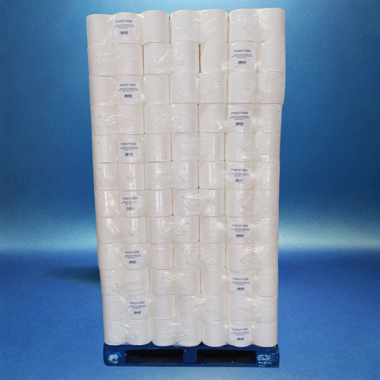 Phoenix Premium – Wholesale Pallet Offer: 150m White 2 Ply Centrefeed 6 Rolls Per Case x 84 Cases